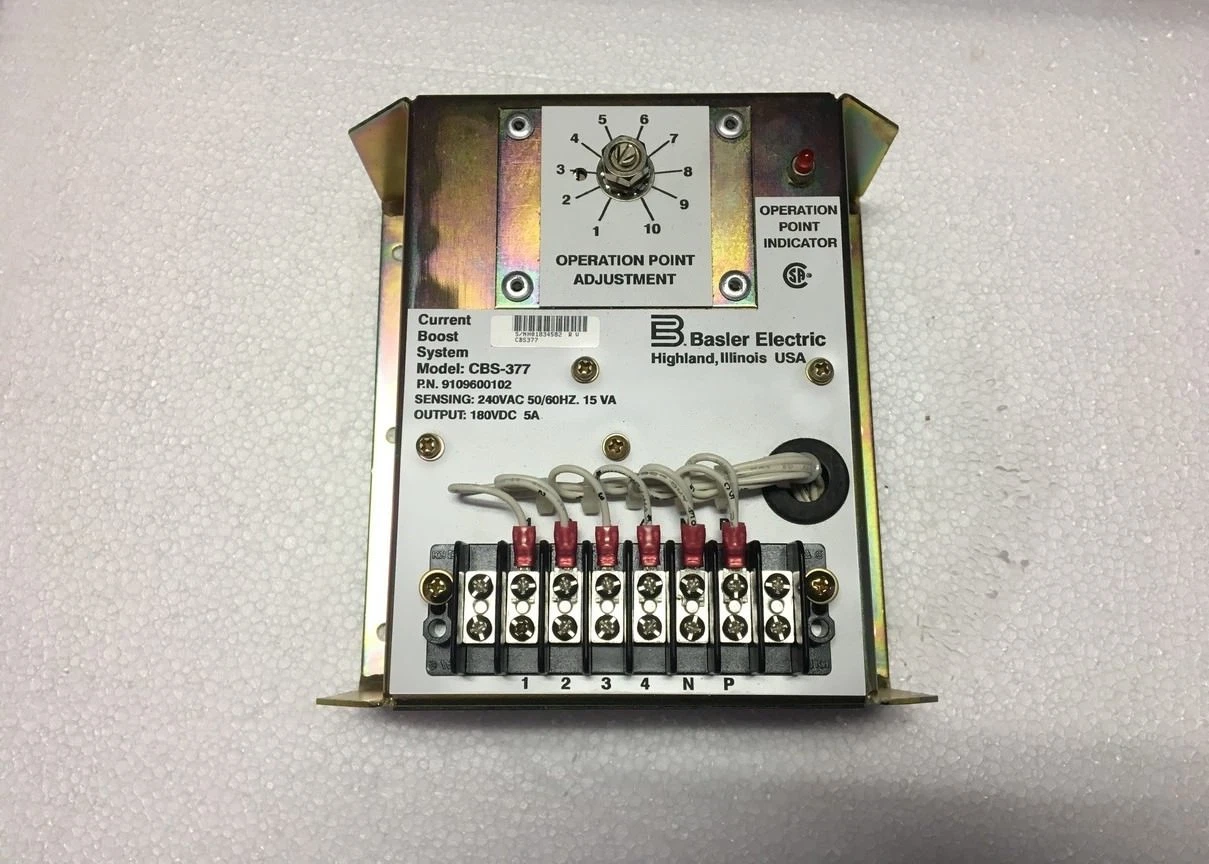 Basler Electric CBS-377 Current Boost System  Part No 91096001 *New* CBS 377